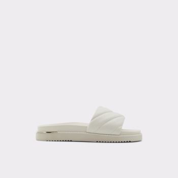 White Aldo Acaswen Women's Flat Sandals | Bp9hrVfD