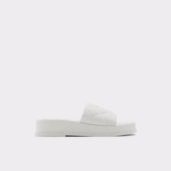 White Aldo Carreaux Women's Sandals | b8rqvWvw