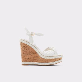 White Aldo Florenna Women's Wedges | XUtAHLJc