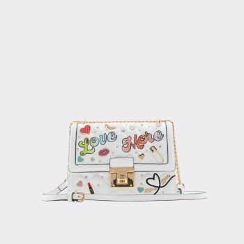 White Aldo Funlove Women's Crossbody Bags | SEmwqL9E