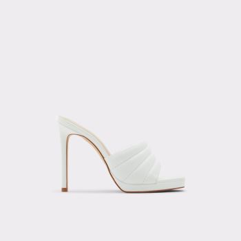 White Aldo Gennia Women's Mules | QDBivgnX