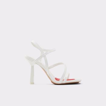 White Aldo Luvly Women's Heels | CWlZ3IPU