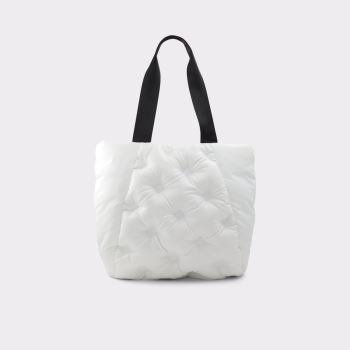 White Aldo Puffcarry Women's Tote Bags | niC1hivU