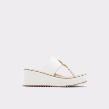 White Aldo Toea Women's Sandals | oL8O8JOs