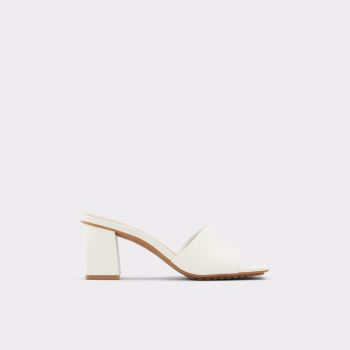 White Aldo Velalith Women's Mules | 6RscuL65