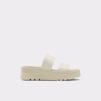 White Aldo Zendey Women's Sandals | pWk44Wzr