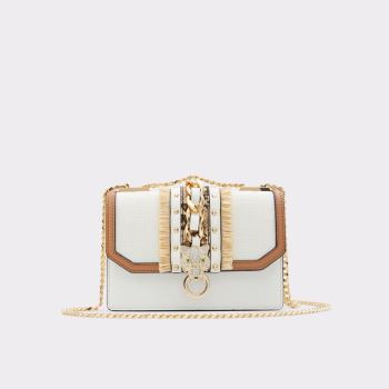 White Multi Aldo Rheanastraw Women's Crossbody Bags | RqAVIf33