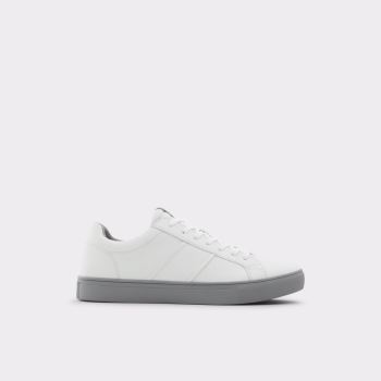 White Synthetic Embossed Aldo Pondia Men's Sneakers | OBi1z9s6