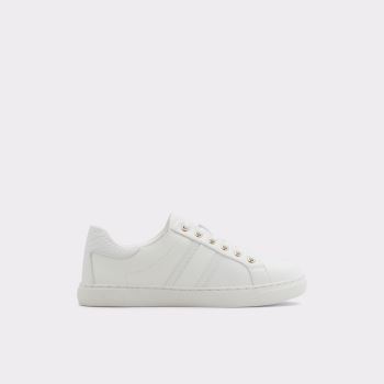 White Synthetic Mixed Material Aldo Madi Women's Sneakers | rwhtr6HX