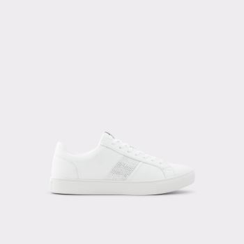 White Synthetic Shiny Aldo Pondia Men's Sneakers | 8HoJJHhe