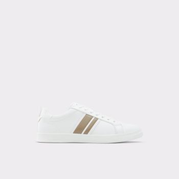 White Synthetic Smooth Aldo Malisien Men's Sneakers | mvnWxUXq