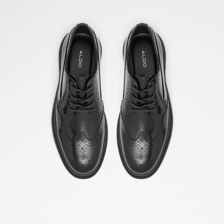 Black Aldo Bezos Men's Oxfords Shoes | f9srQ9Vq