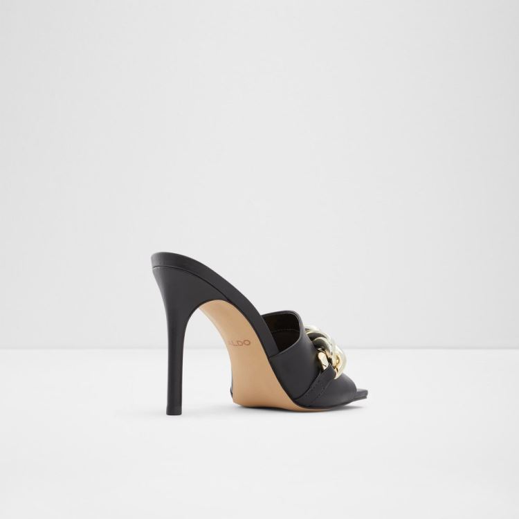 Black Aldo Cubetto Women's Dress Sandals | HrXLVcEt