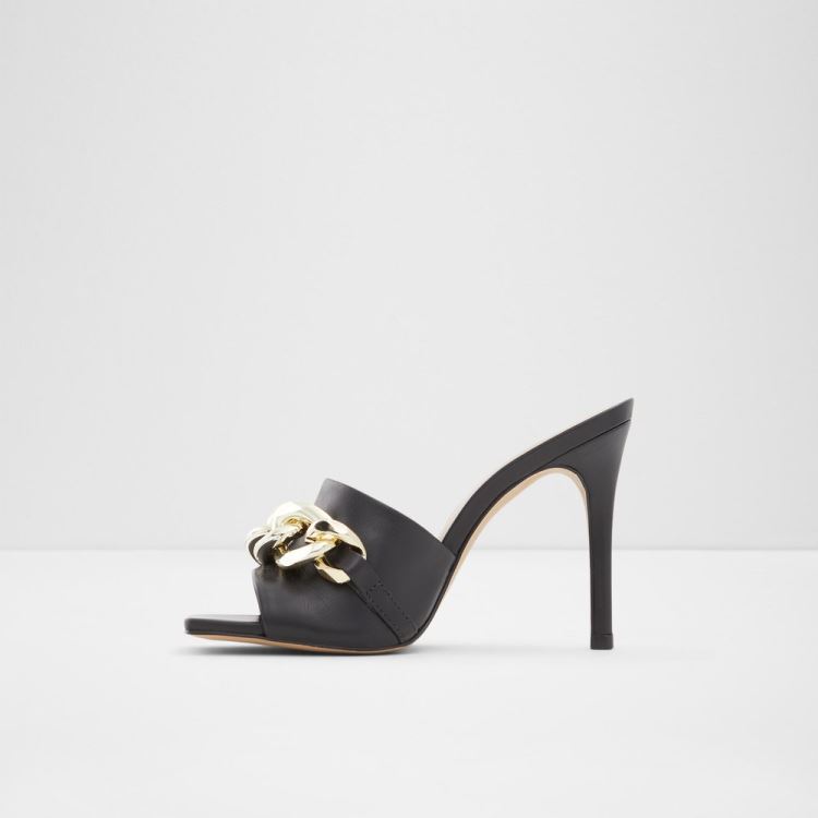 Black Aldo Cubetto Women's Dress Sandals | HrXLVcEt