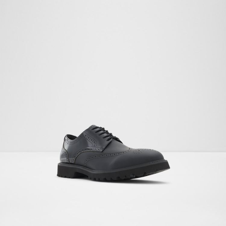 Black Aldo Helmsman Men's Dress Shoes | PrNdMGmJ