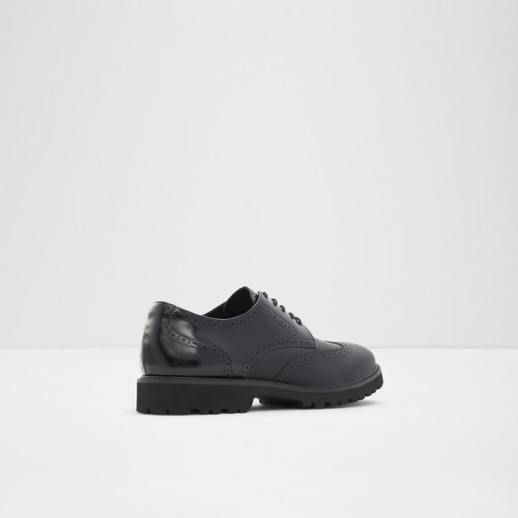 Black Aldo Helmsman Men's Oxfords Shoes | 017aVKR3