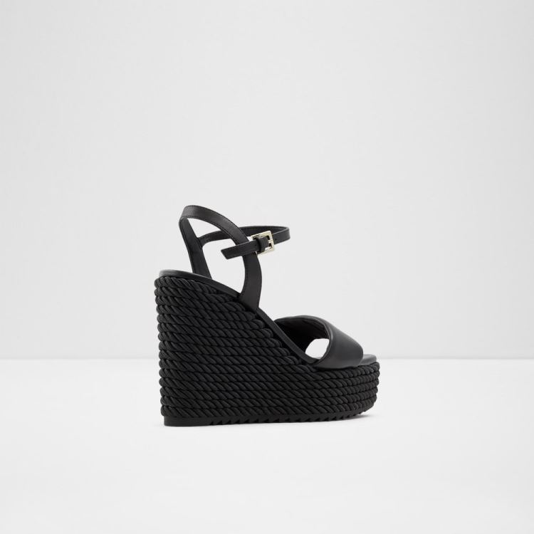 Black Aldo Jeigh Women's Wedges | 87hGYTo8