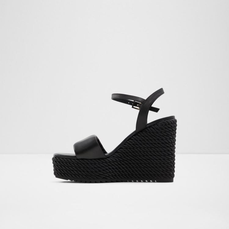 Black Aldo Jeigh Women's Wedges | 87hGYTo8