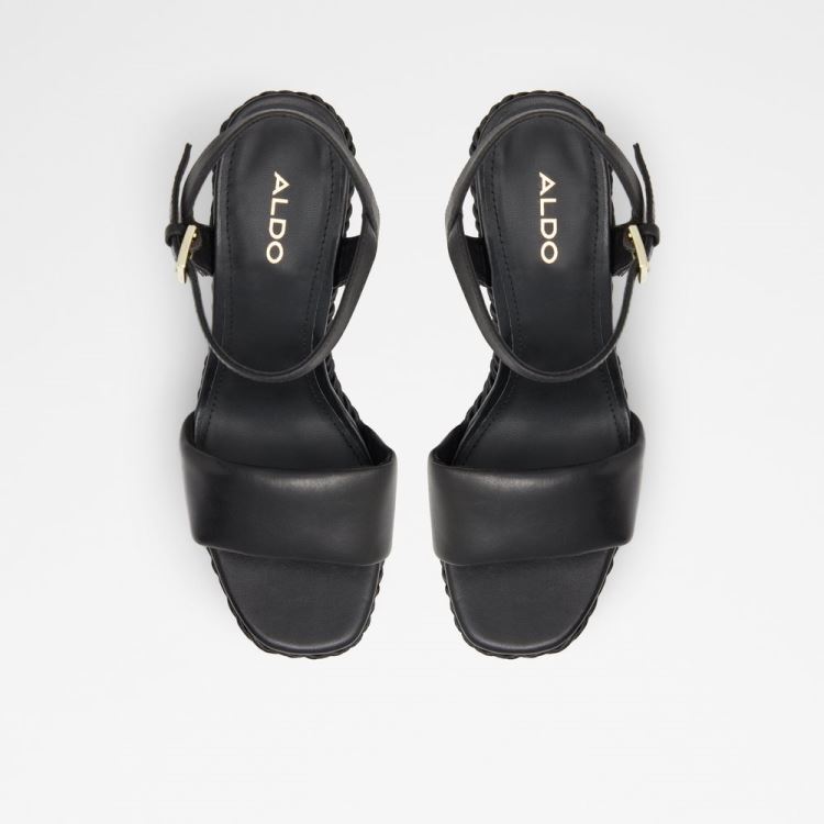 Black Aldo Jeigh Women's Wedges | 87hGYTo8