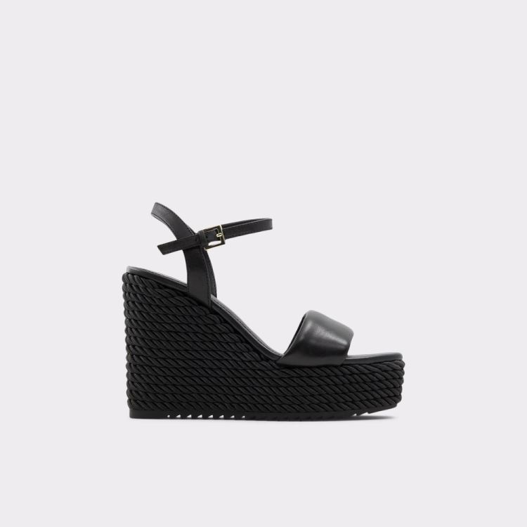 Black Aldo Jeigh Women\'s Wedges | 87hGYTo8