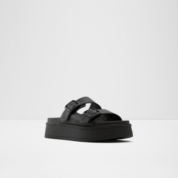 Black Aldo Jika Women's Sandals | 3h1cLEfm