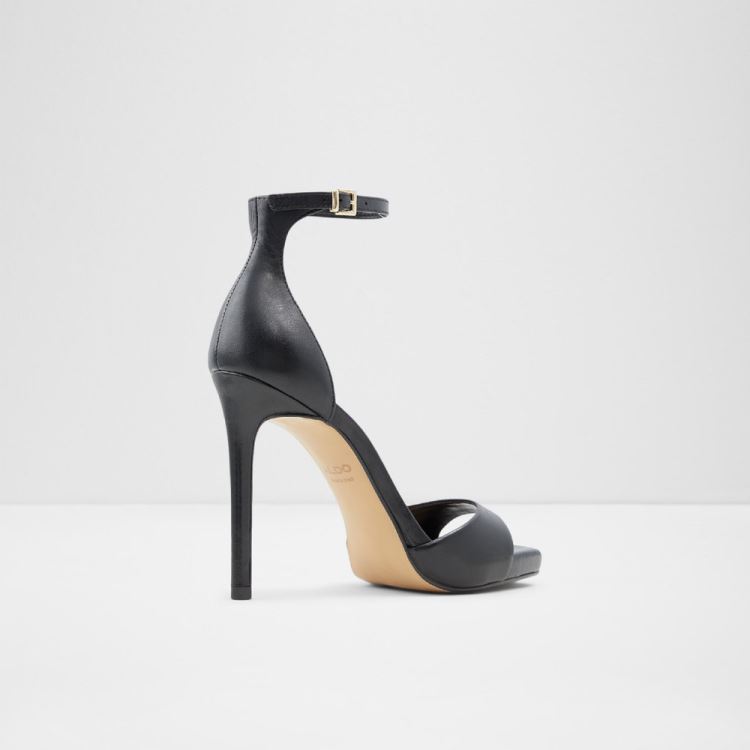 Black Aldo Livia Women's Dress Sandals | p7kbOztL