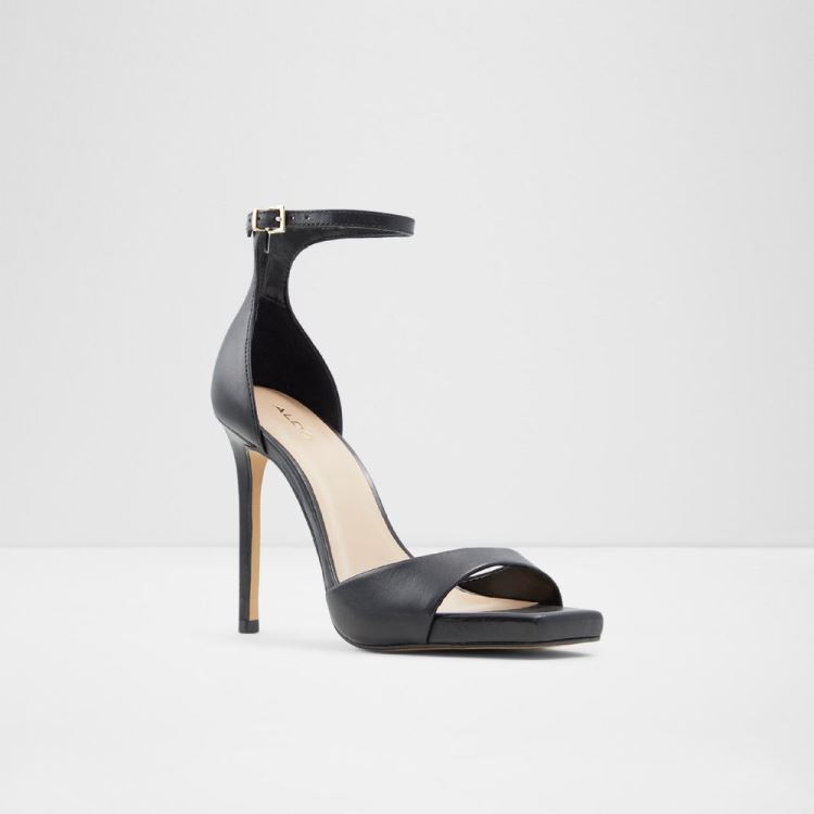 Black Aldo Livia Women's Dress Sandals | p7kbOztL