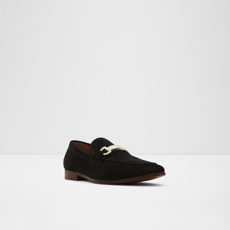 Black Aldo Monetto Men's Loafers | Tva4Ke4X