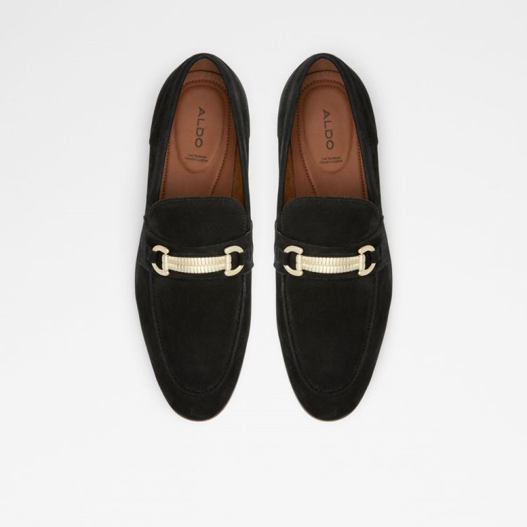 Black Aldo Monetto Men's Loafers | Tva4Ke4X