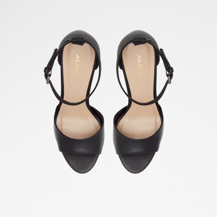 Black Aldo Posh Women's Dress Sandals | CJKJF0Jb