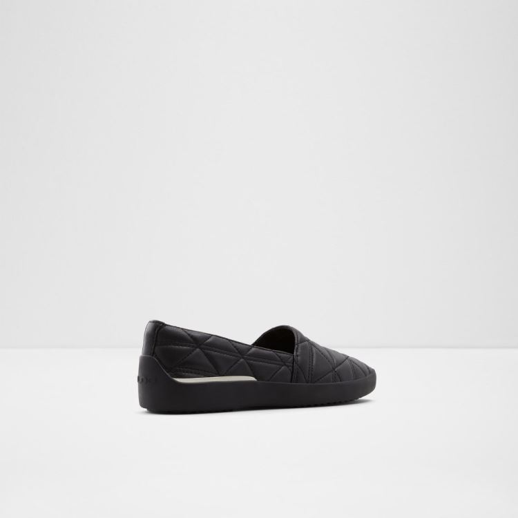 Black Aldo Quilten Women's Loafers | LugGVAqu