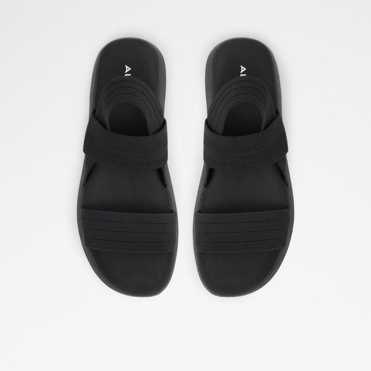 Black Aldo Reposa Men's Sandals | mj5EA463