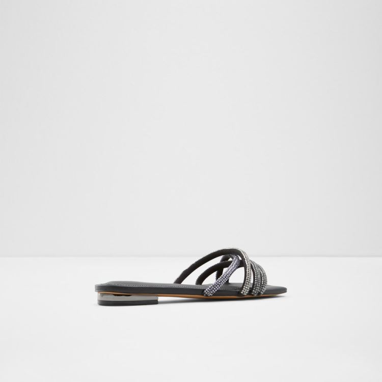 Black Aldo Rossie Women's Dress Sandals | z8XGLKDC