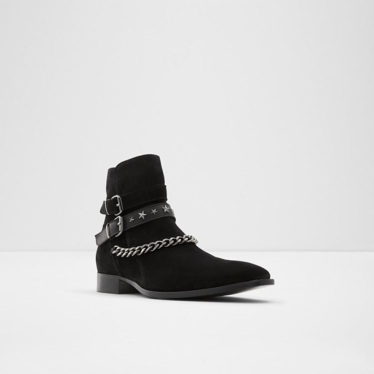 Black Aldo Siringo Men's Boots | uMPK7Yc4