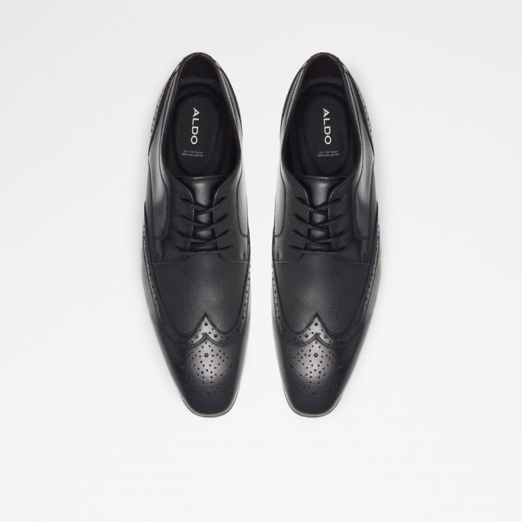 Black Aldo Thiasien Men's Oxfords Shoes | uUE7kL1e