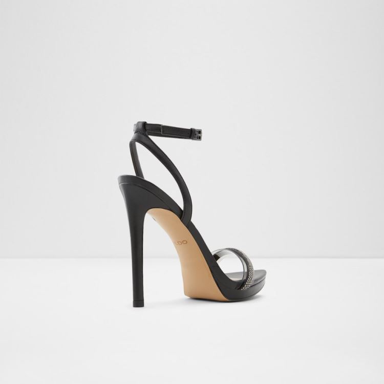 Black Aldo Thirakin Women's Dress Sandals | kglhjFYT