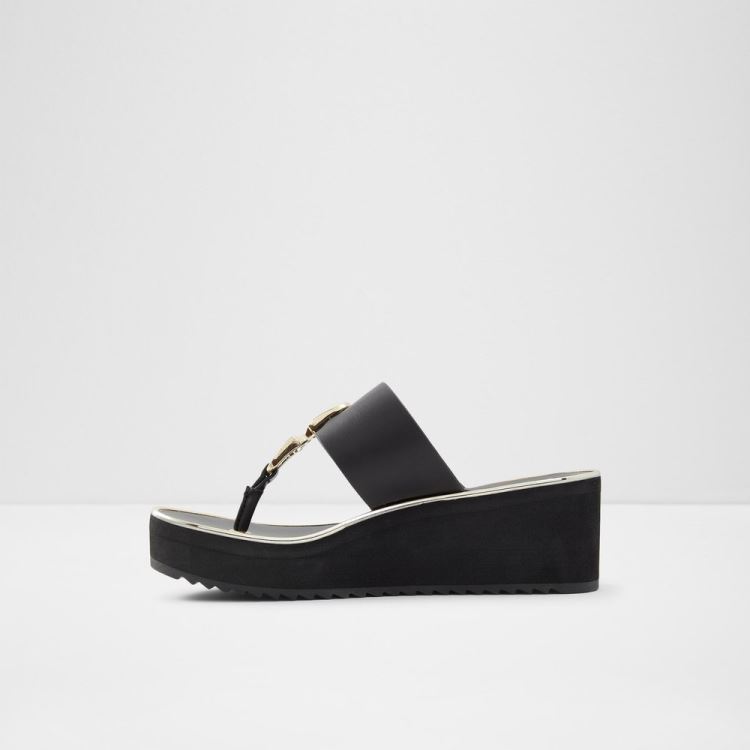 Black Aldo Toea Women's Sandals | njh15YgE