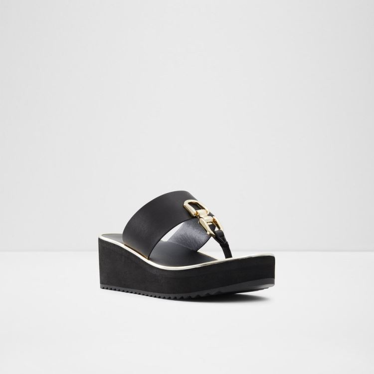 Black Aldo Toea Women's Sandals | njh15YgE