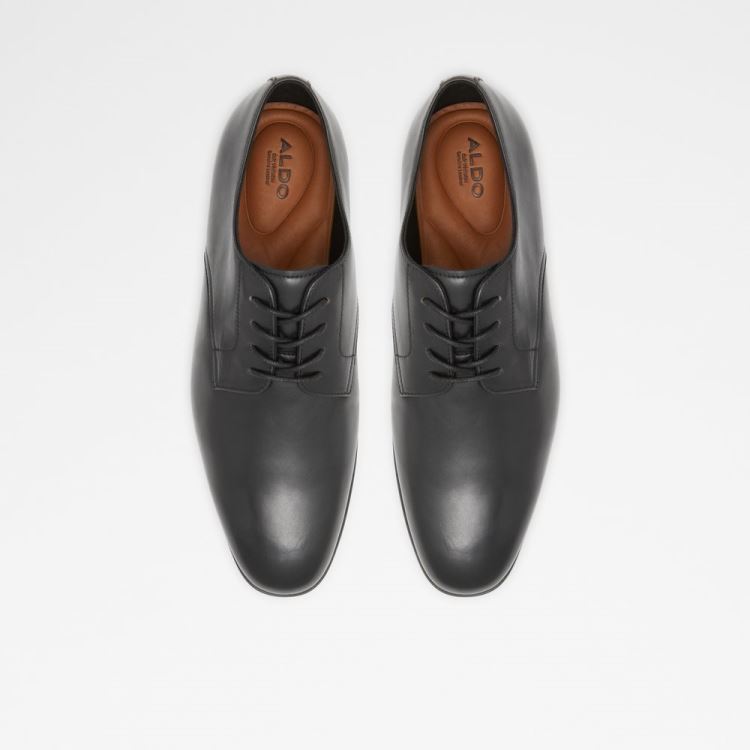 Black Aldo Tolkien Men's Dress Shoes | 86CzjHoH