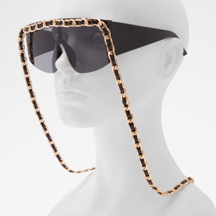 Black-Gold Multi Aldo Adroirwen Women's Sunglasses | qimAoqHy