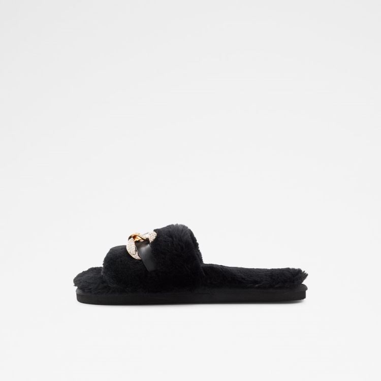 Black-Gold Multi Aldo Aseiclya Women's Slippers | NjN1PLyA