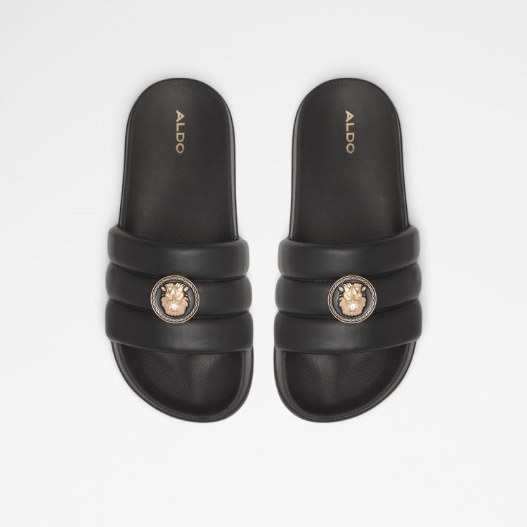 Black-Gold Multi Aldo Brerra Women's Slippers | IHeYHqfr