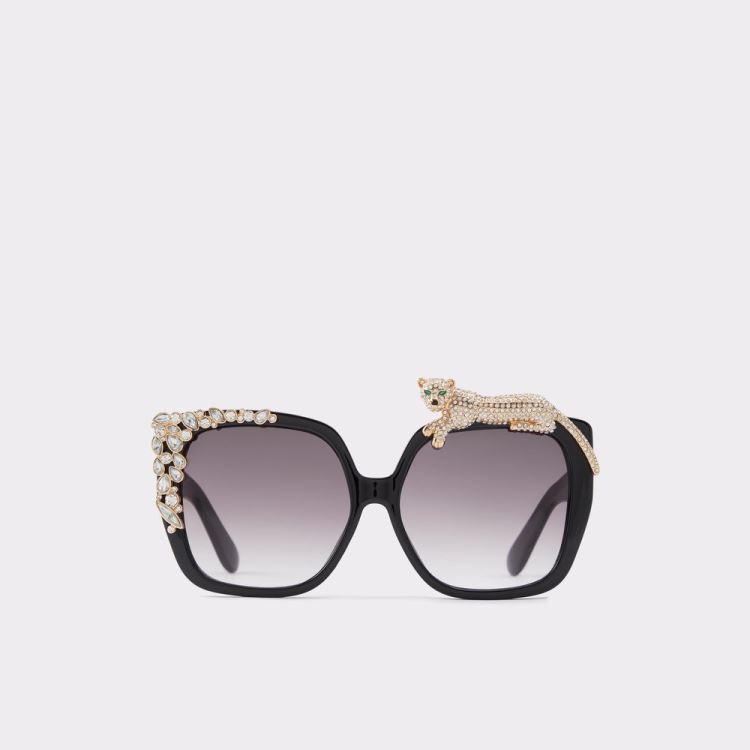 Black-Gold Multi Aldo Dallalden Women\'s Sunglasses | sK0zyBvH