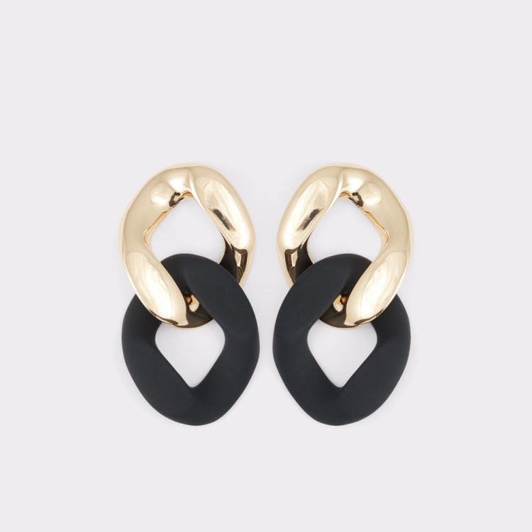 Black-Gold Multi Aldo Galare Women\'s Earrings | 59aUzRuk