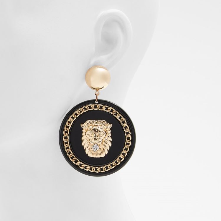 Black-Gold Multi Aldo Glibeth Women's Earrings | nm65ORR8