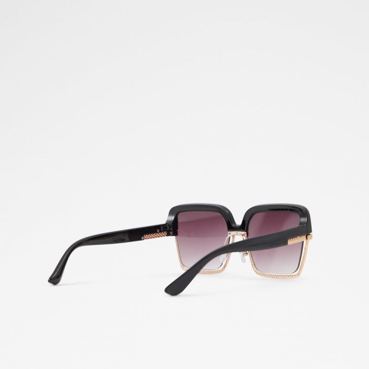 Black-Gold Multi Aldo Halaeraen Women's Sunglasses | j90rcjlK