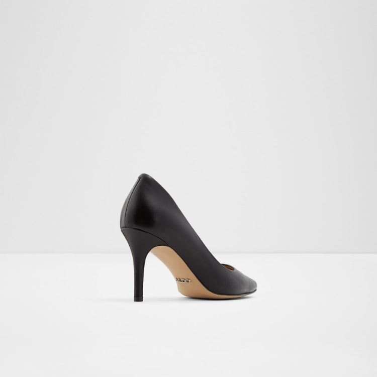 Black Leather Smooth Aldo Coronitiflex Women's Pumps | nLoY7lGq