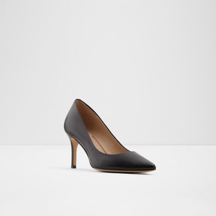 Black Leather Smooth Aldo Coronitiflex Women's Pumps | nLoY7lGq