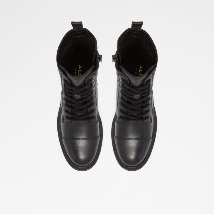 Black Leather Smooth Aldo Reilly Women's Boots | heqJQbof