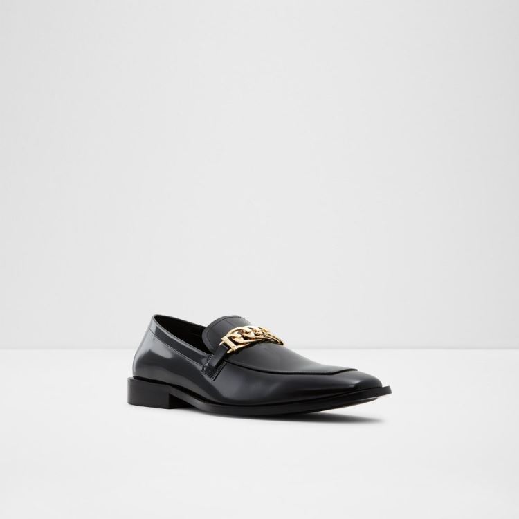 Black Leather Smooth Aldo Suavo Men's Loafers | Z3YRTvAv